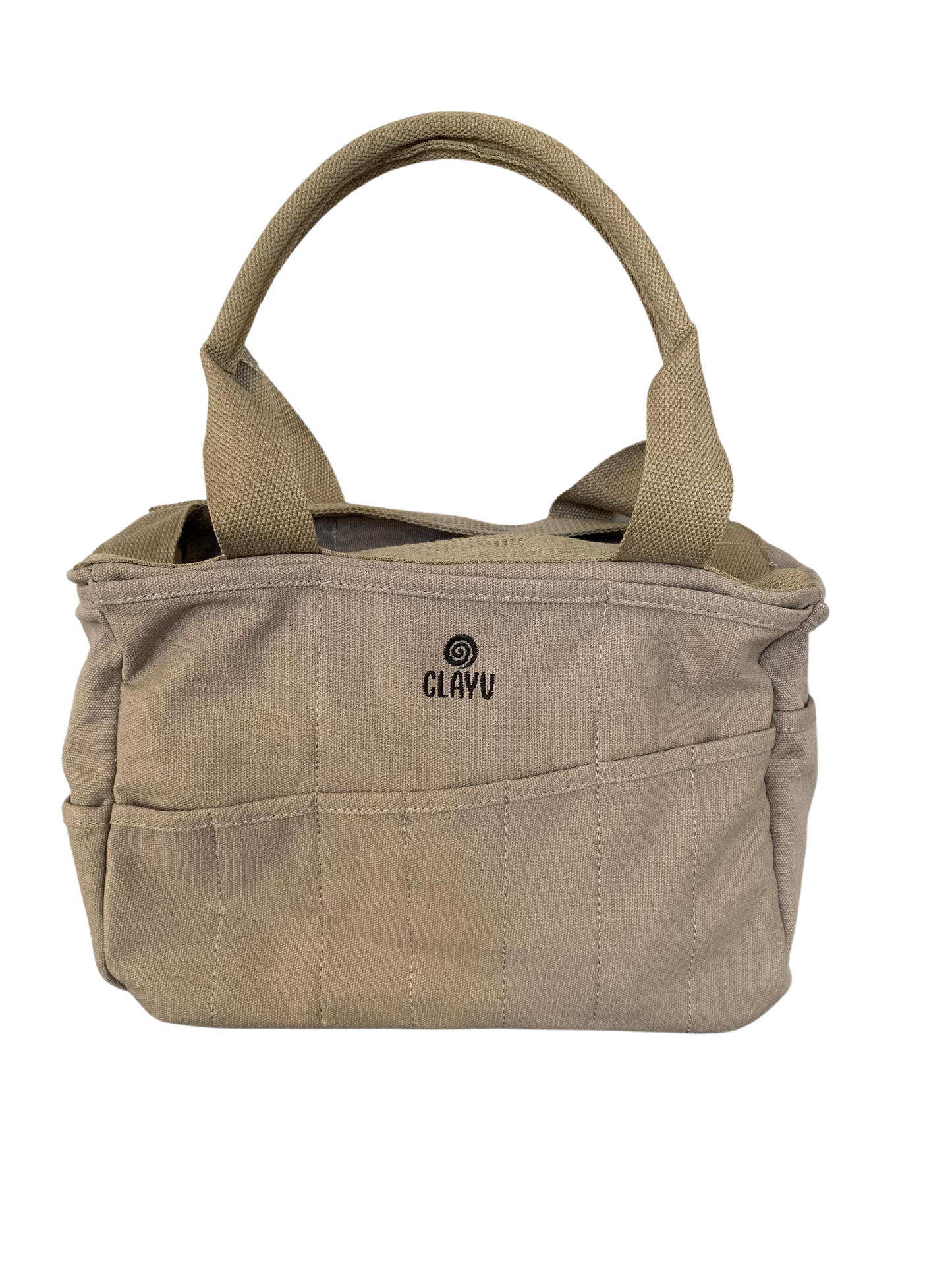 CLAYU tool tote - slate brown