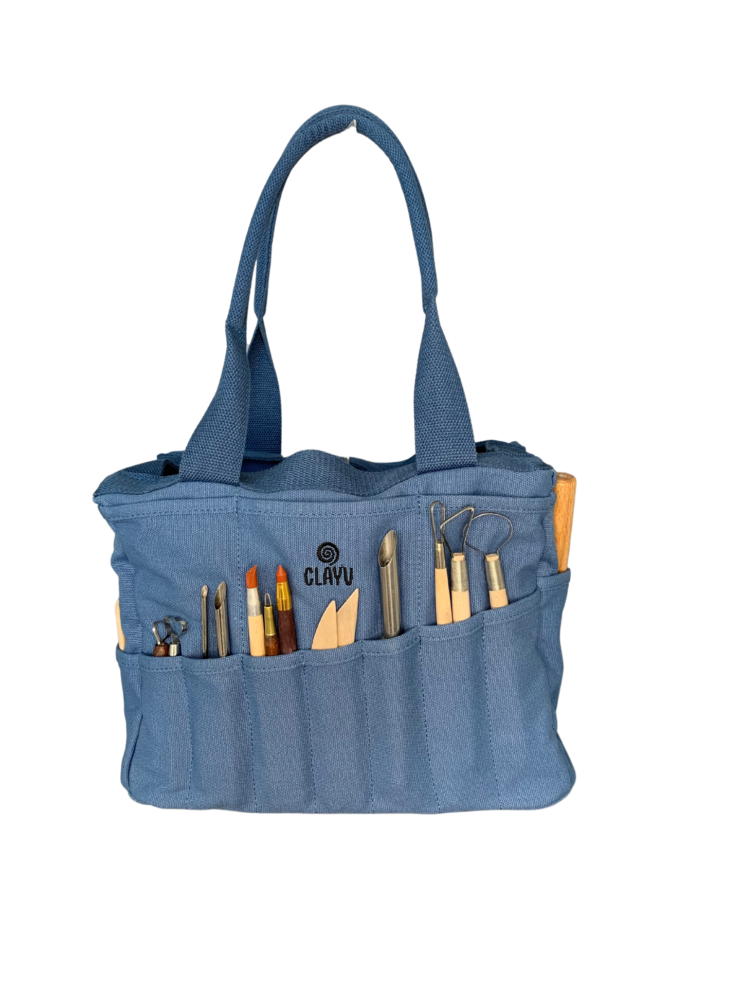 CLAYU tool tote - sky blue